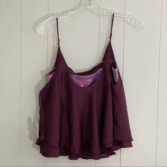 Free People Turn It On  Vetiver Bloom Camisole - Picture 6 of 7